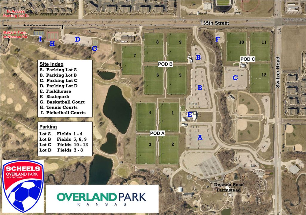 Scheels Overland Park Soccer Complex City of Overland Park Kansas